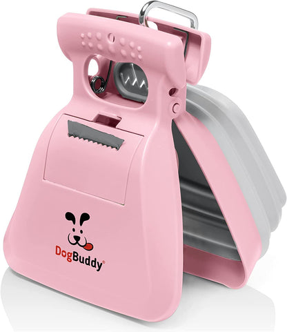 Professional Dog Pooper Scooper - Available in Small, Medium, or Large - Portable Design with Waste Bag Dispenser - Mist Color