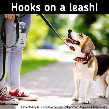 Professional Dog Pooper Scooper - Available in Small, Medium, or Large - Portable Design with Waste Bag Dispenser - Mist Color