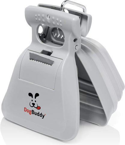 Professional Dog Pooper Scooper - Available in Small, Medium, or Large - Portable Design with Waste Bag Dispenser - Mist Color