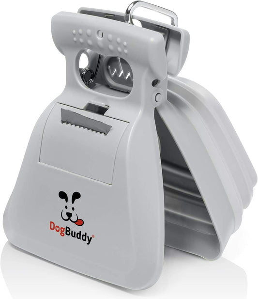 Professional Dog Pooper Scooper - Available in Small, Medium, or Large - Portable Design with Waste Bag Dispenser - Mist Color